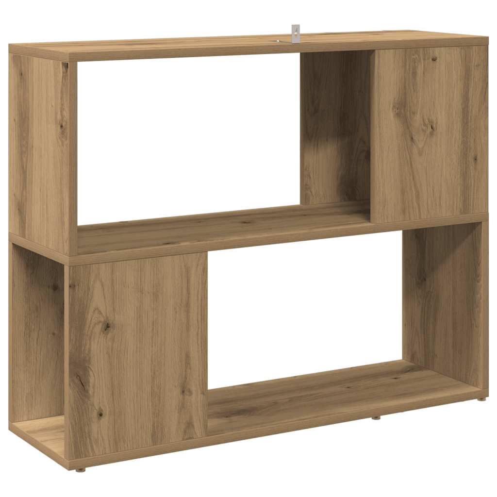 Bookshelf Room Divider Artisan Oak 80 x 24 x 63 cm