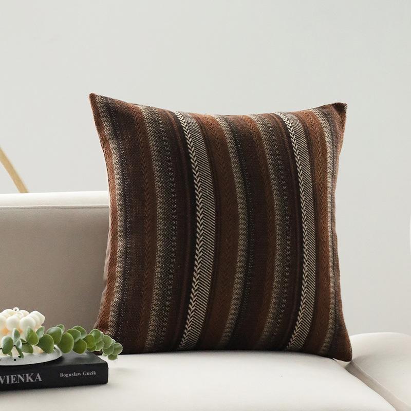 

Bohemian Throw Pillow Cover Colorful Geometric Pattern Living Room Sofa Cushion Pillow Retro Hotel Pillow Cover 45 * 45cm [Pillowcase only]