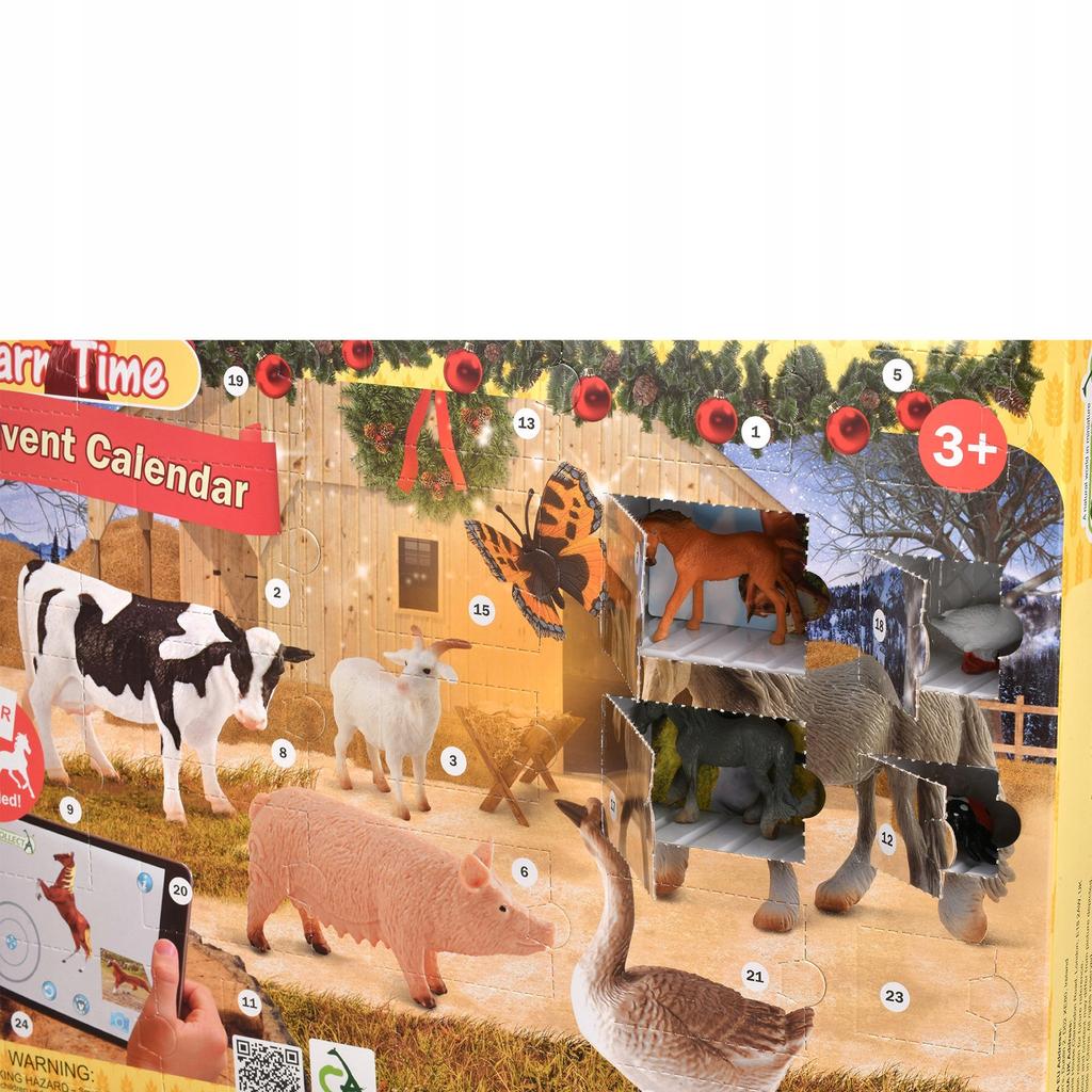 Collecta kalendarz adwentowy na farmie koń krowa koza gęś 84178