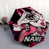Personalized Name Monster High Draculaura Print Umbrella - Automatic Open/Close, Eight-Rib Durable Frame, Automatic Folding Umbrella