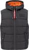 Winter Jacket Alpha Industries Hooded Puffer Vest (118110) Greyblack