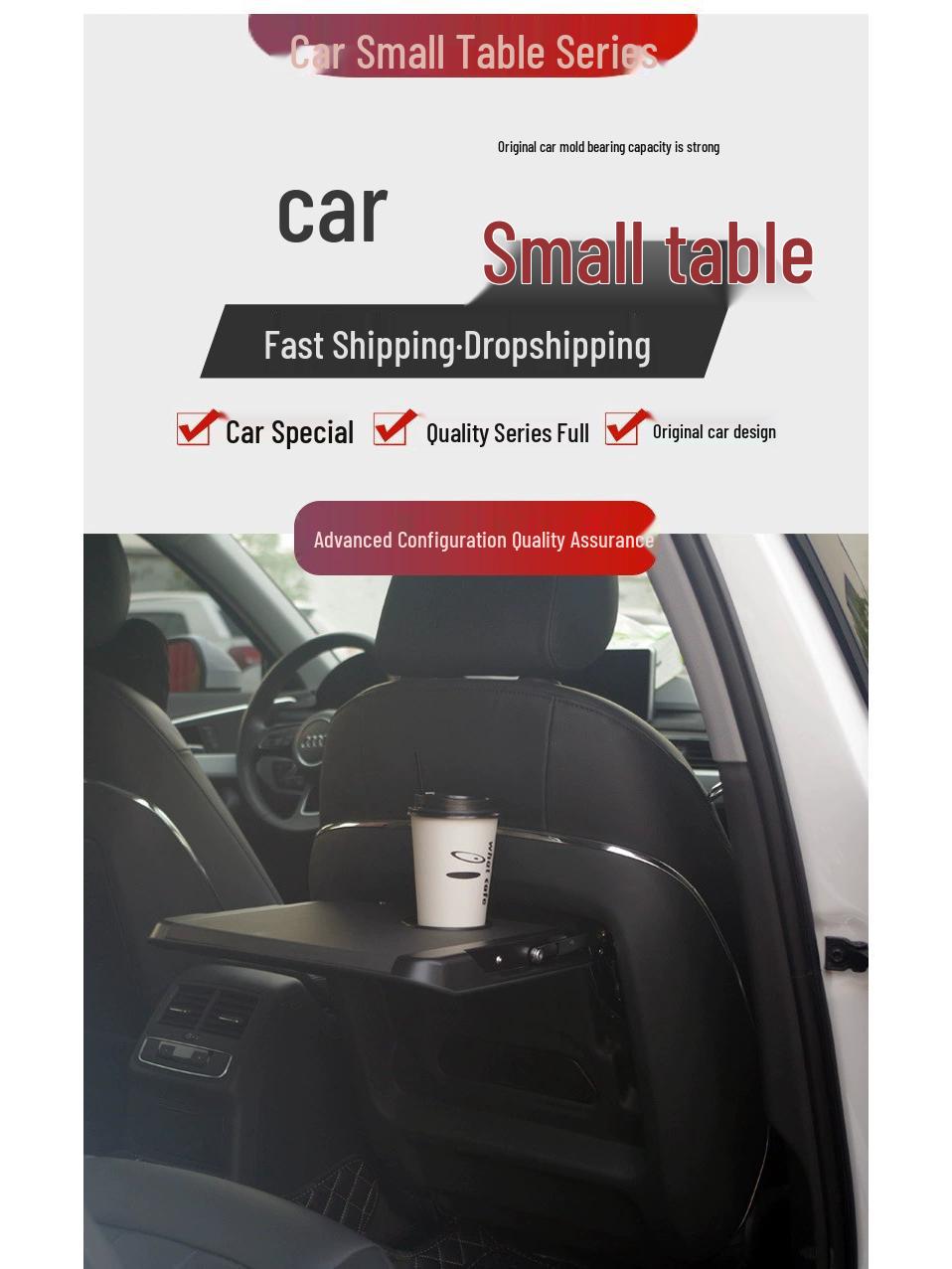 

Многофункциональный столик на спинку сиденья для GAC Trumpchi GM8 и Legend M8 Standard чёрный