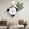 Living Room Wall Clock High-End Sense Silent Clock Acrylic+Density Board Material Battery High Transparency Crystal Porcelain
