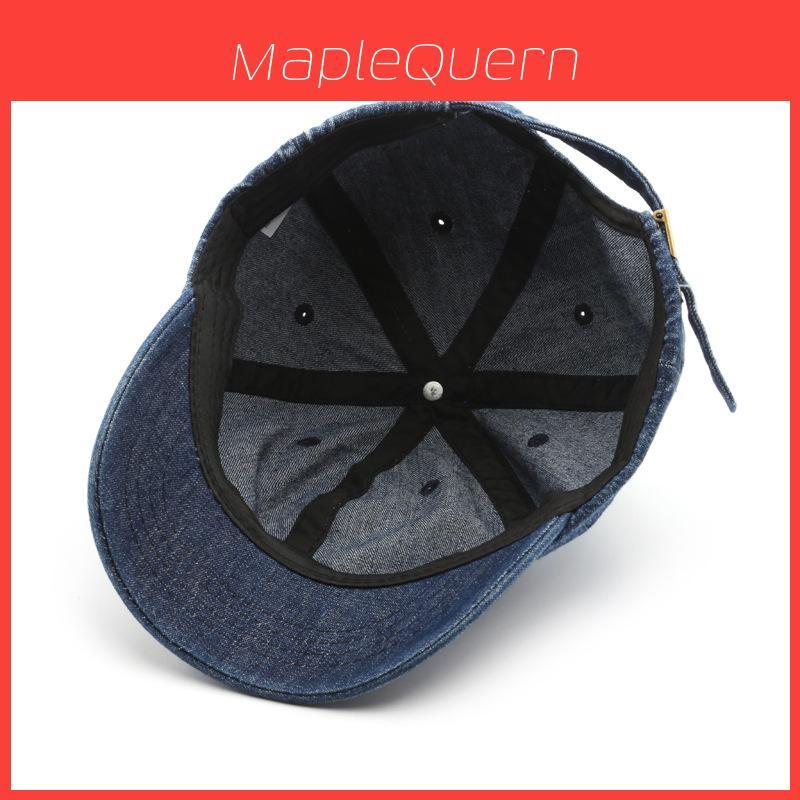 Denim Baseball Cap For Women Men With Sun Protection And Breathability For Outdoor Activities