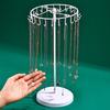 Rotate Jewelry Displays Rack Necklace Jewellery Showcase Stand Household Trinket Storage Shelf Multiple Necklace Display Holder