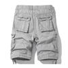 Pantaloncini Estivi da Uomo Larghi Taglia Grande Tute Multi-Tasca Cotone Comodi Pantaloncini Cargo Casual da Esterno Monocolore Sportivi Lavoro