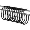 Pack of 20 Metal Shower Curtain Clip Simple Metal Shower Curtain Hook Metal Shower Attachments Hangings Rings
