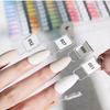 Professional Magnetic Nail Color Display System with 120 Removable Tips and Numbered Labels for Salon and Home Use