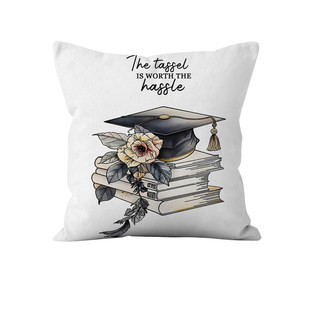 New Graduation Season Series Pillow Covers for Starting Graduation Gifts Home Sofa Decoration Pillow Cushion Cover
