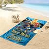 Name Custom Zelda Print Beach Towel, Large Soft Quick Dry Towel for Beach Camping Swimming