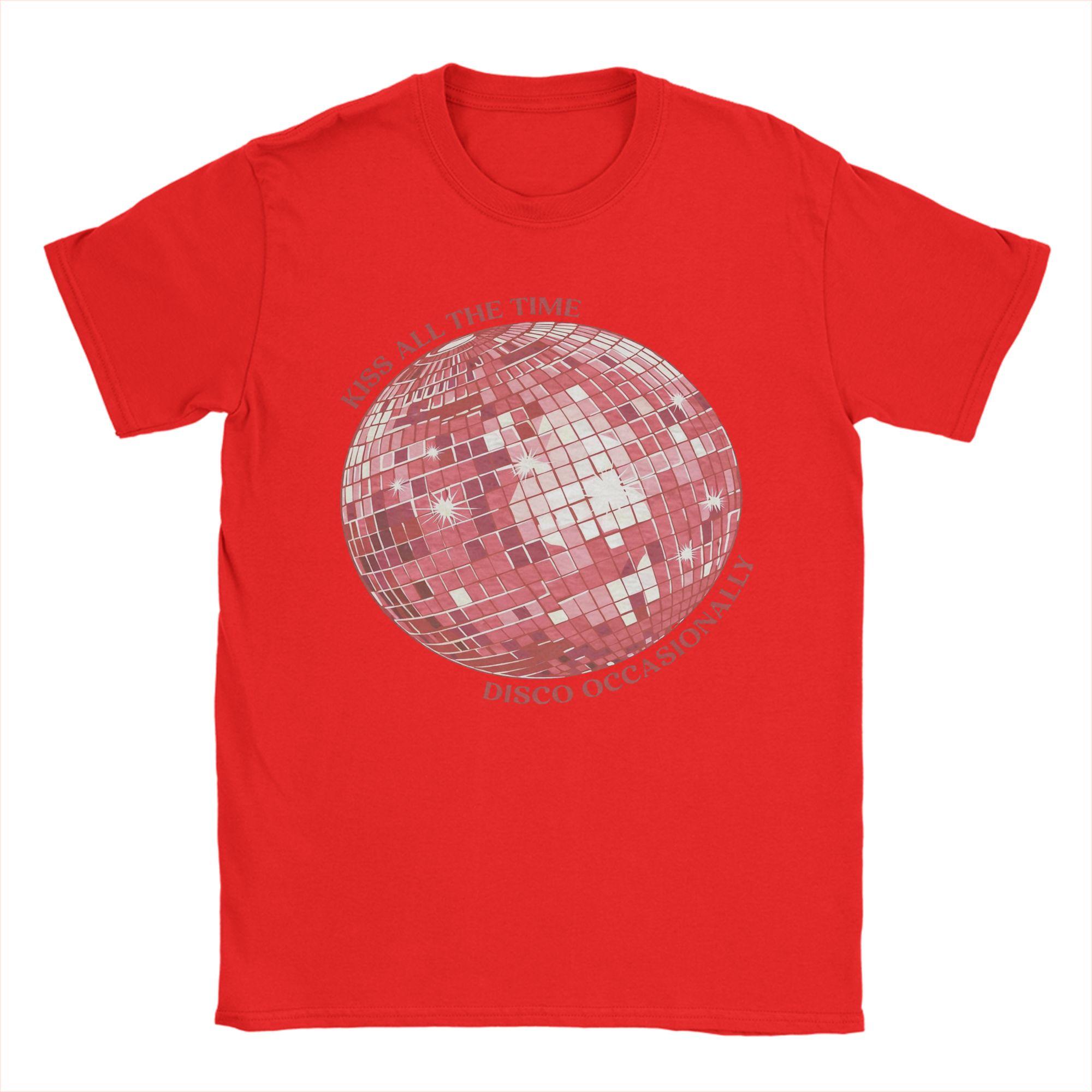 

Mens TShirts Harry Styles Kiss All The Time Disco Occasionally Vintage 100 Cotton Tees Short Sleeve T Shirt Crew Neck Clothes S