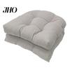 Tufted Outdoor Cushion 2 Pcs Chair Cushions Waterproof U-Shaped Overstuffed Seat Thick Cotton Filling Easy Comfortable To Clean Patio for Living Room