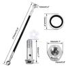 Hydraulic Brake Line Hose 25cm Motorcycle Extend Connector Universal For Honda ATV Kawasaki Yamaha Suzuki Dirt Bike Scooters Etc