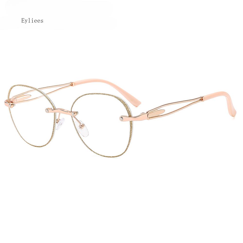 Reading Glasses Anti Blue Light Presbyopia Eyewear High-Definition For Men And Women Trendy Fashionable Transparent Frame