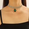 Elegant Rhinestone Tassel Necklace for Women - Ideal for Brides, Evening Gowns, Banquets, and Versatile Socialite Style