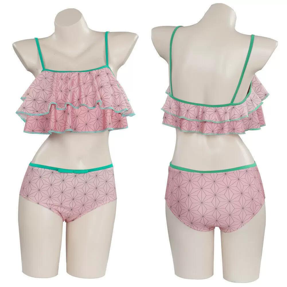 Demon Slayer Kaigaku Demon Slayer Corps Uniform Upper Rank Six Thunder Breathing Cosplay Set