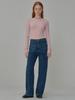 OPENING SUNSHINE Low-Rise Wide Denim Deep Blue