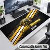 Custom Name Text Mouse Pad Boston Bruins Personalized Desk Pad For Work And Gaming