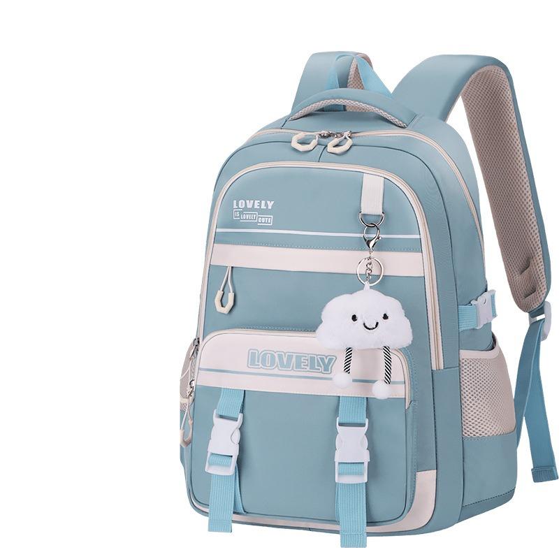 Mochilas Escolares de Alta Capacidad para Chicas de Secundaria Mochila Ligera Almacenamiento Multicapa Resistente al Agua Resistente al Desgaste Mochila para Estudiante de Secundaria