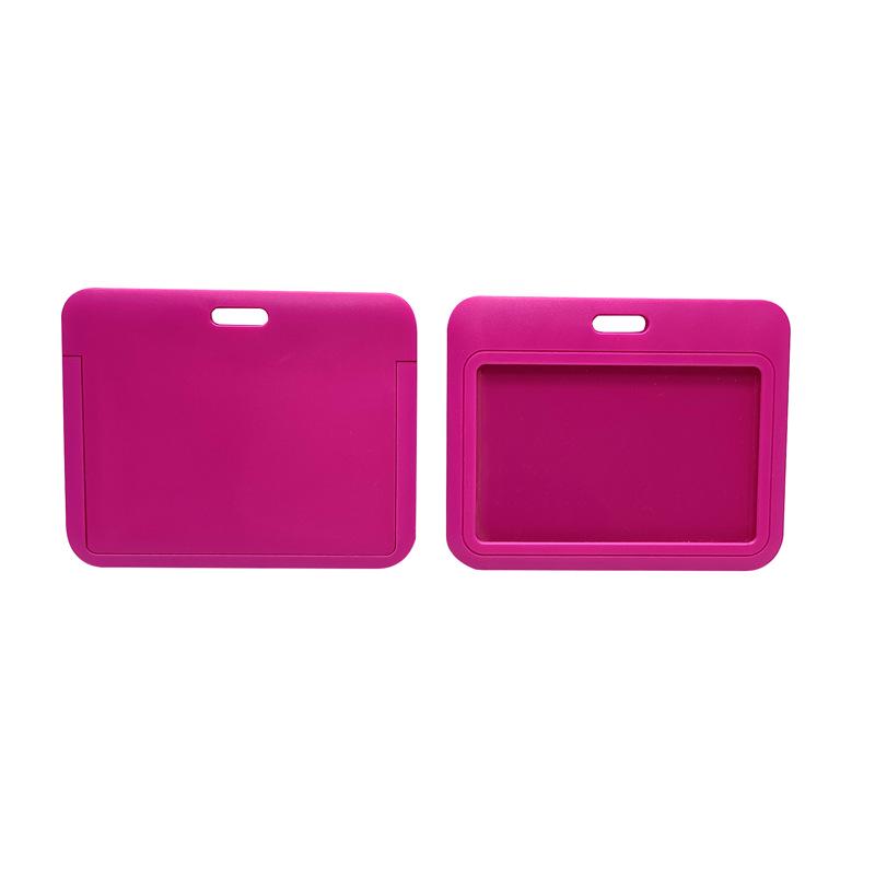 Cartoon-Colored ABS Plastic Slide-In Badge Holder for ID Cards
