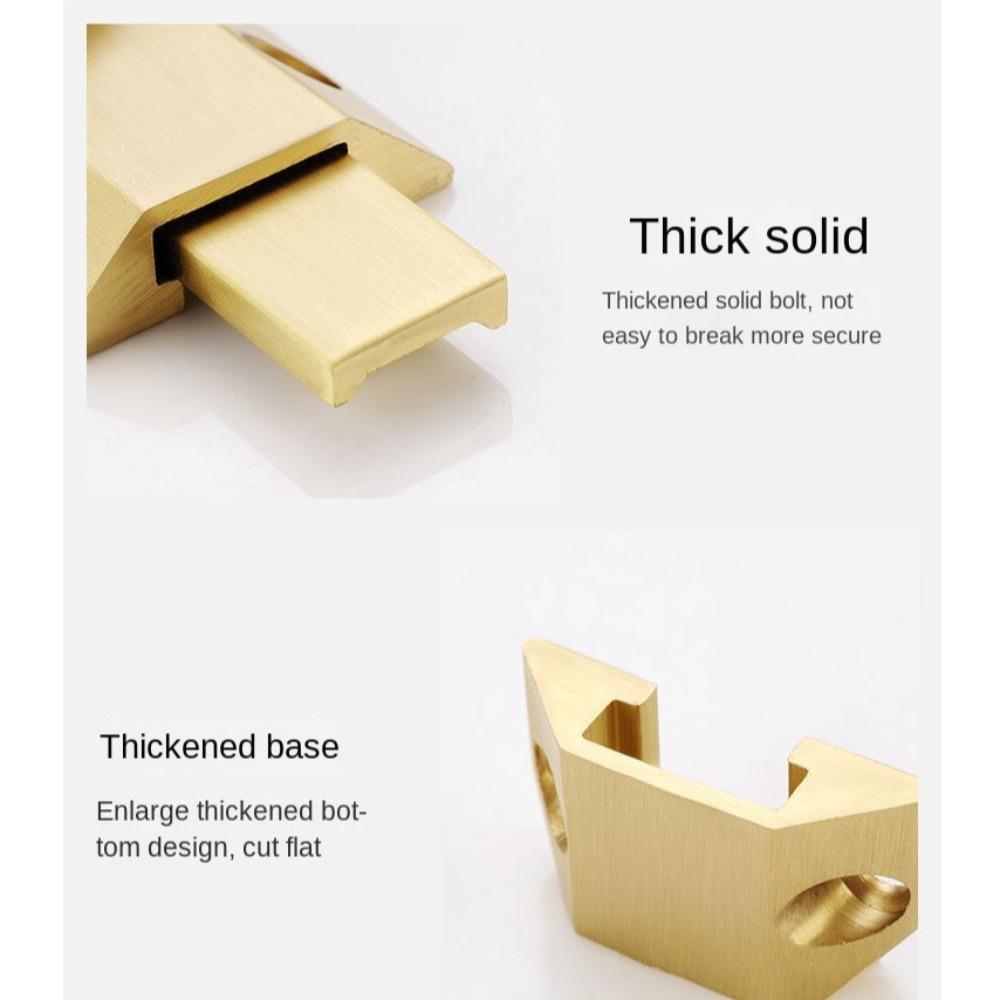 Solid Sliding Bolts A-type Door Lock Polishing Door Lock Simple Door Bolt  Door