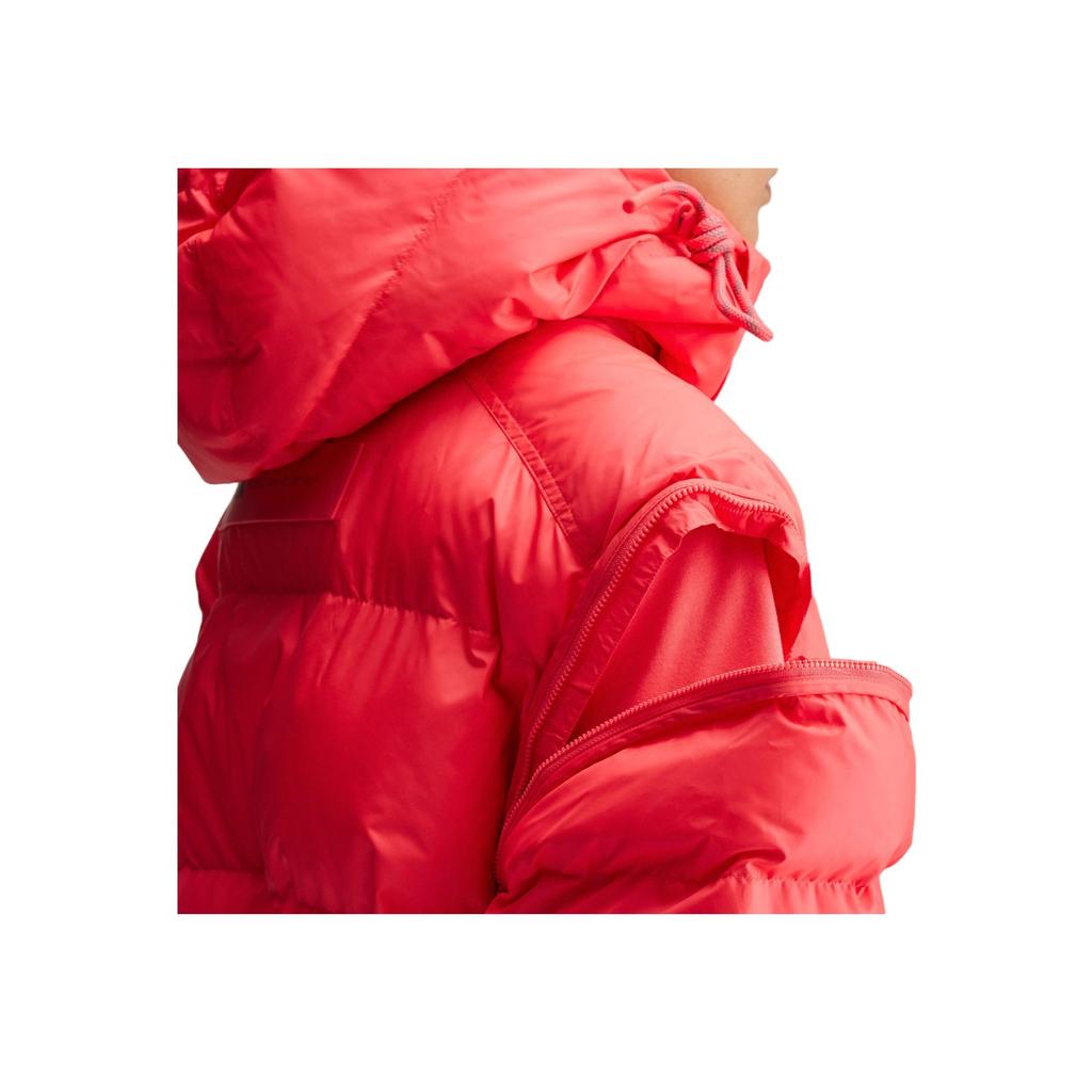 Adidas Stella McCartney FW24 Warm Sports Long Hooded Puffer Jacket Women Outerwear Basic-Pink IX3083