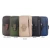 Outdoor Shopping Accessaries Supplies Canvas Men Waist Belt Bags Business Sports Casual Male Zip Mobile Phone Pouch