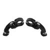Motorcycles Male Mount-Style Chrome 1 1/4" Foot Peg Adapter Engine Guard Footrests Mount Clamps for Harley Softail Cafe Racer