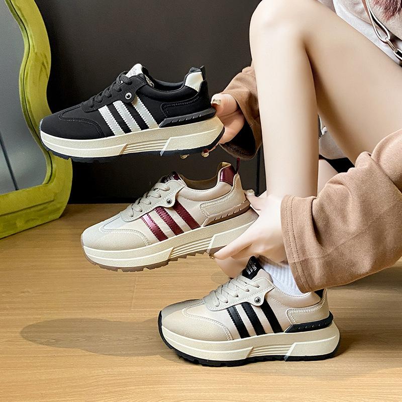 Ins neue Forrest Gump Schuhe Damen Herbst Studenten Laufen Sport Plateau Erhöhung Freizeitschuhe JCF