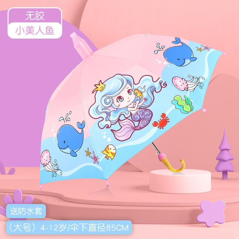 SPACEXPERT Kids  Cartoon Rain & Sun Umbrella