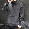 Autumn and Winter Men's Jackets Men's Fleece Hooded Zipper Cardigan Sweater Jacket Spring and Autumn