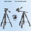 Era Q112H Lightweight DSLR & Phone Tripod for Overhead Shots, Portable Mirrorless Self-Timer & Video Recording