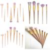 Unicorn Makeup Brush Set With Nylon Bristles For Flawless Face Makeup Application