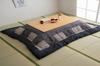 Ikehiko Kotatsu Futon Hazuki Gray Square 205 X 205 Cm Single Item Cotton Modern Patchwork Suitable for Cm Square Kotatsu Stand Approx. 80-90