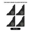 NGB5   For Abarth 4Pcs Car Door Corner Cover Anti-Scratch Protection Sticker Auto Accessories FIAT 500 FR Doblo Siena Tipo Stilo UNO