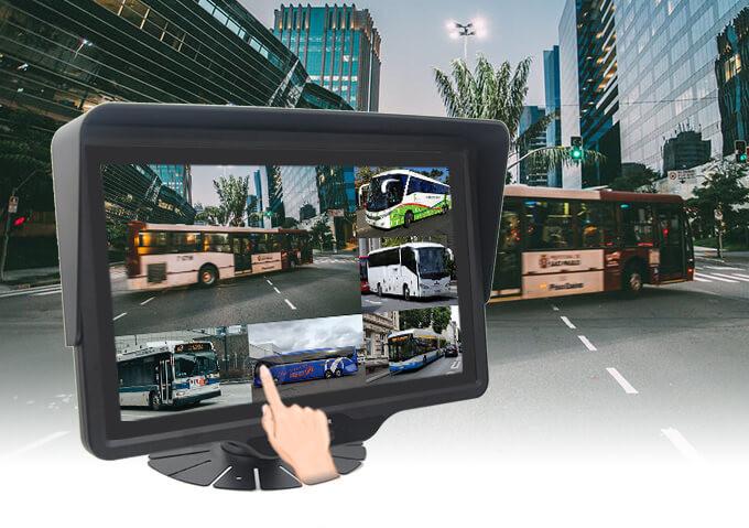 Monitor Do Kamery Cofania 10" Ahd 6 Ch 12-24V Dvr