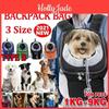 Dog Backpack Carrier Pet Pet Bag Portable Travel Bag Pet Dog Front Bag Mesh Outdoor Hiking Head Out Double Shoulder Sports