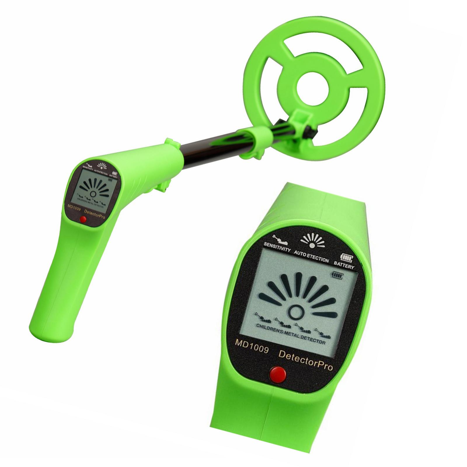 

Children Treasure Finders Tool with LCD Screen 27.5 37.8Inch Adjustable Poles 1.0Lb Portable Design for Outdoors Adventure зелений