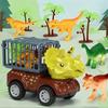 Dinosaur Toys For Kids Dinosaur Car Carrier Transport Truck Car Set With Dino Figures Birthday Gift For Toddler Boys Girls