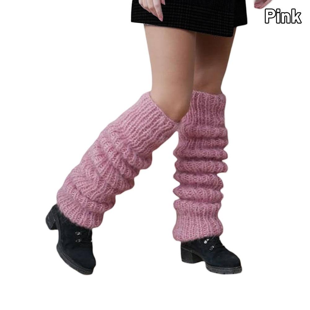 Șosete Lungi Tricotate Gothic Lolita Pufoase Accesorii Goth Acoperitori de Picior Mănuși de Modă Jambiere