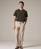 Laijeuaenbillou Garment-Dyed Everyday Cotton T-Shirt Olive (Relaxed Fit)