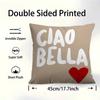 Ciao Bellas Italy Cushion Cover Decorative Pillow Sofa Home Decor Case Pillow Cases