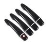 For Nissan Almera Versa MK4 N18    ABS Carbon Fiber Glossy Black Car Door Handle Cover Trims Car Styling Accessories