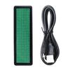 Mini LED Digital Programmerbar Oppladbar Rullende Navn Melding Tag Skilt