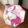 1PC unicorn hearts Umbrella-8-Rib Reinforced, Automatic Open, Lightweight & Durable, Cute Fashion Accessory for Outdoor, Beach or Casual Use, Beach Um