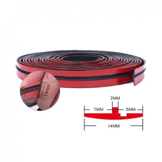 6.6ft Car Seal Strip Auto Rubber Sealant Protector Stickers for Windshield Roof