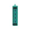 With LED Light Hand Fidget Toy Crystal Clicker Crystal Clicker Keyboard Keychain  Travel