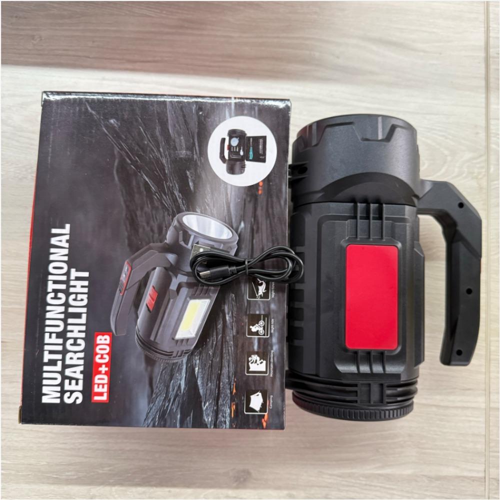 Multi Functional Flashlight Rechargeable Outdoor Searchlight USB Charging with Tools,Hexagonal Socket/tape Measure/art Knife/screwdriver/screwdriver