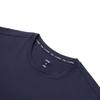 Li-Ning Casual Sports Simple Solid Color Round Neck Pullover Short Sleeve T-Shirt Men Tops Ink-Blue ATSV361-8