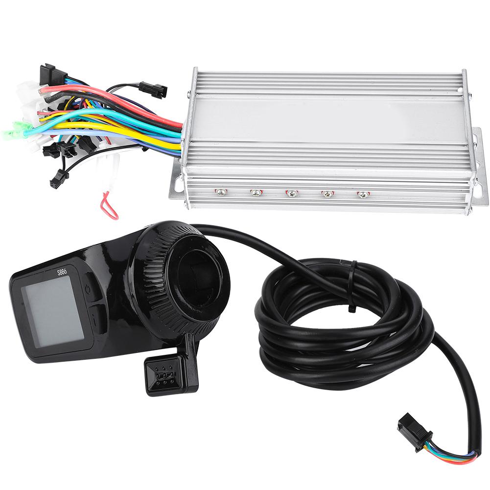 Waterproof LCD Display Panel Electric Bicycle E Bike Scooter Brushless Controller Kit